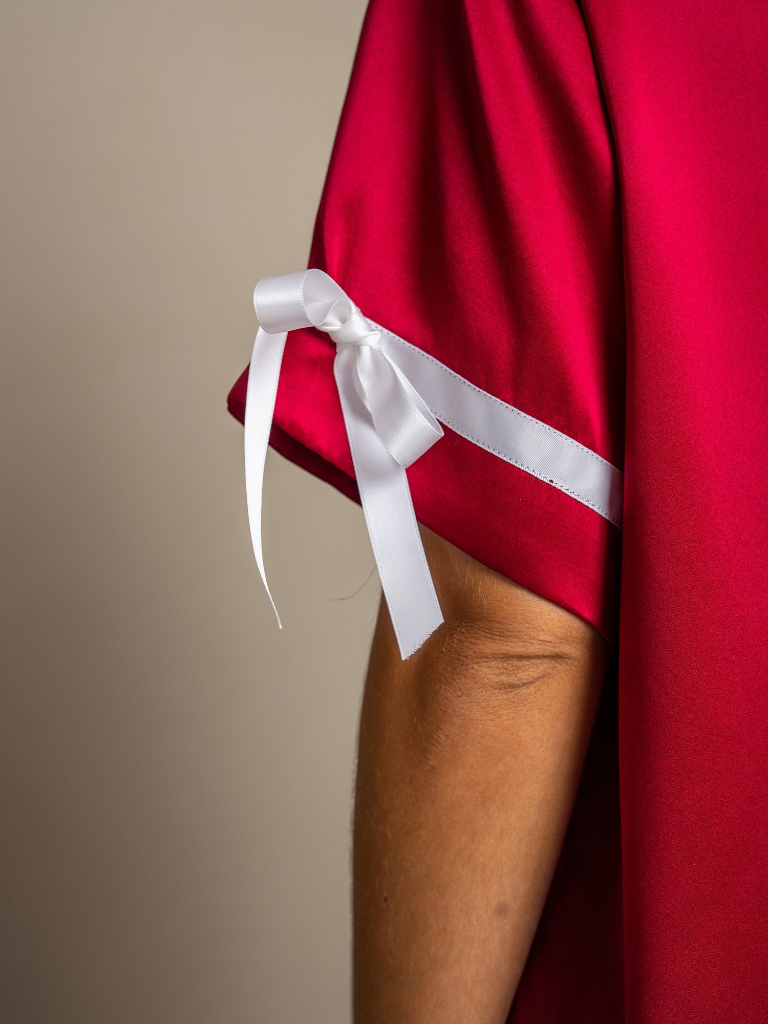 [Wine] SilkSilky  Pure Silk Womens Pajamas 005,