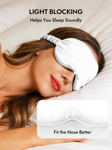 [White] SilkSilky  Eye Mask 003