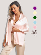 [Pink] SilkSilky  Scarf 001