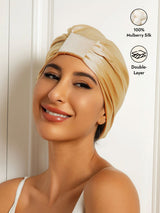 [Champagne] SilkSilky  Sleep Cap 001
