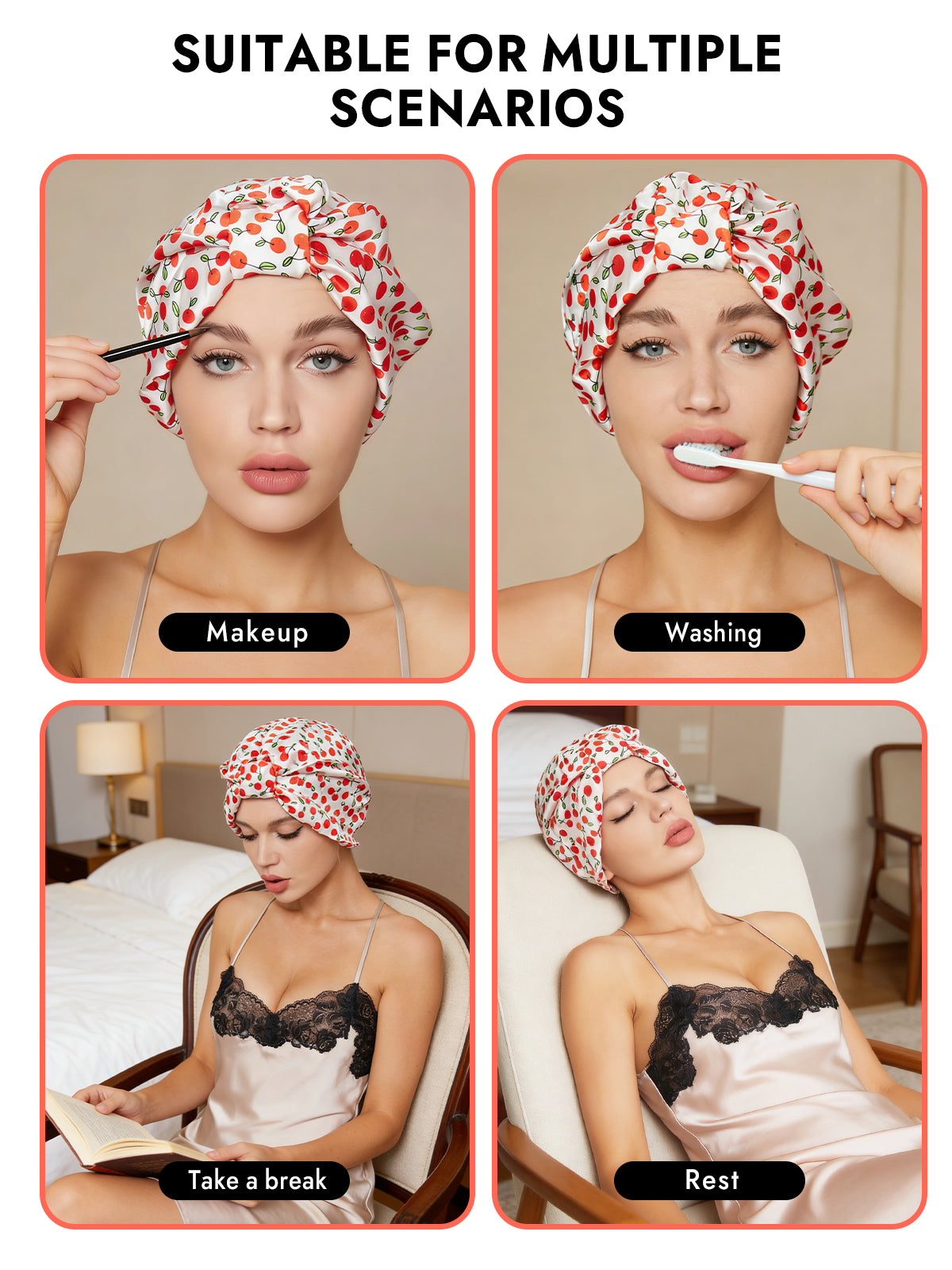 [Multi] SilkSilky  Sleep Cap 006