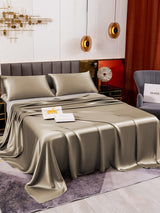 [Khaki] SilkSilky  19Momme Bedding Set 003