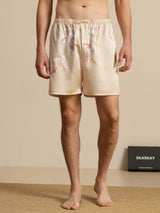 [Champagne] SilkSilky 19Momme Mens Sleep Bottoms 001