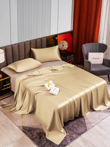 [Beige] SilkSilky  22Momme Bedding Set 002