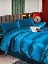 [Teal] SilkSilky  25Momme Bedding Set 005