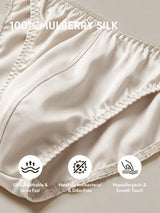 [White] SilkSilky  Pure Silk Men's Underwear 004