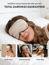 [Beige] SilkSilky  Eye Mask 006