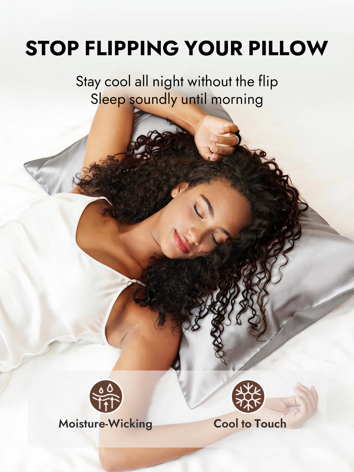 [Silver] SilkSilky  22Momme Pillowcase 002