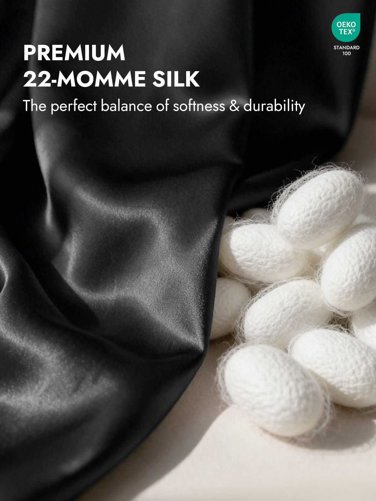 [Black] SilkSilky  22Momme Pillowcase 005