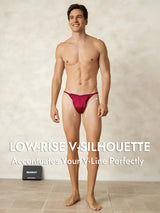 [Wine] SilkSilky  Pure Silk Men's Underwear 003