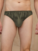 [Green] SilkSilky Mens Underwear 003