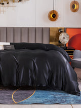 [Black] SilkSilky  19Momme Duvet Covers 003