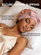 [Pale Mauve] SilkSilky  Sleep Cap 004