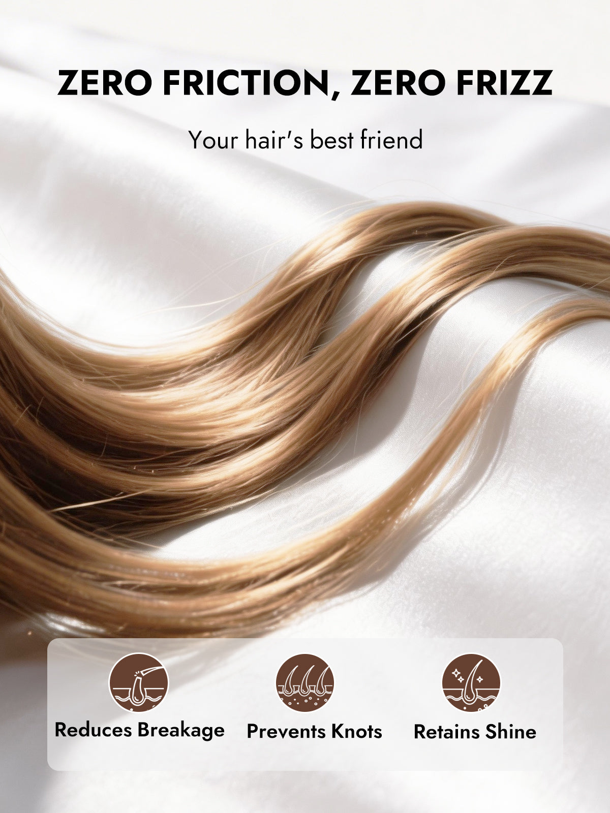 [White] SilkSilky  22Momme Pillowcase 003