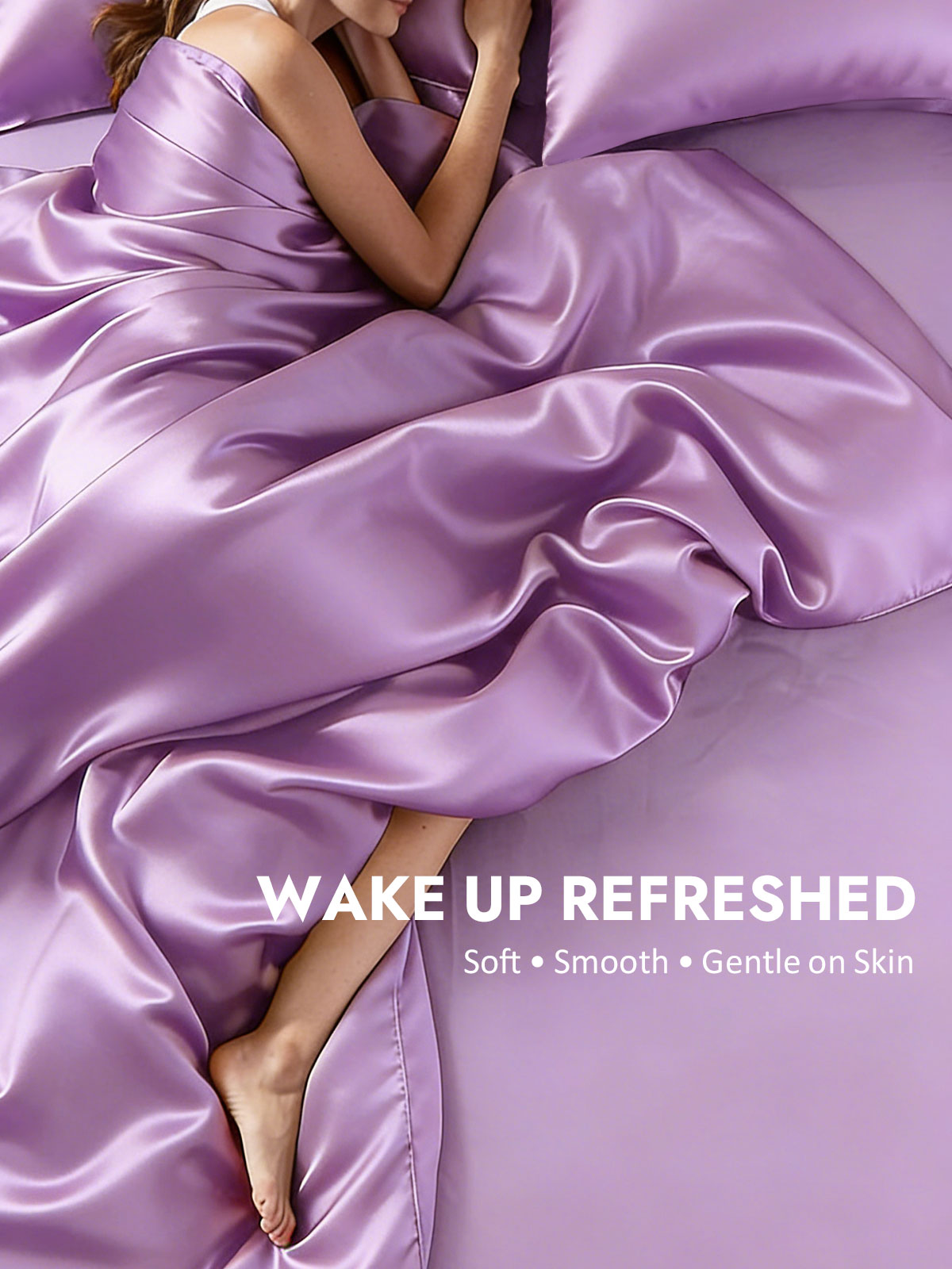 [Lavender] SilkSilky  19Momme Silk Bedding Set 003