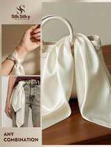 [Ivory] SilkSilky  Scarf 002