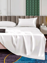[White] SilkSilky  25Momme Bedding Set 006