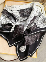[P075] SilkSilky Pure Silk Scarf 002