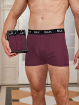 [Wine] SilkSilky  100% Silk Jersey Men's Underwear 002