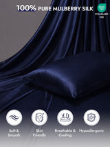 [Dark Blue] SilkSilky Pillowcase 002