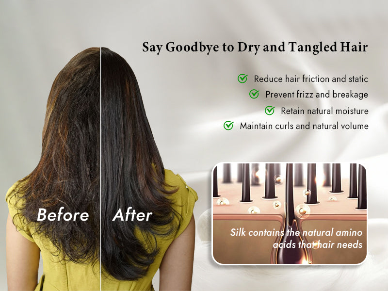 Pure Silk Bowknot Tie Bonnet