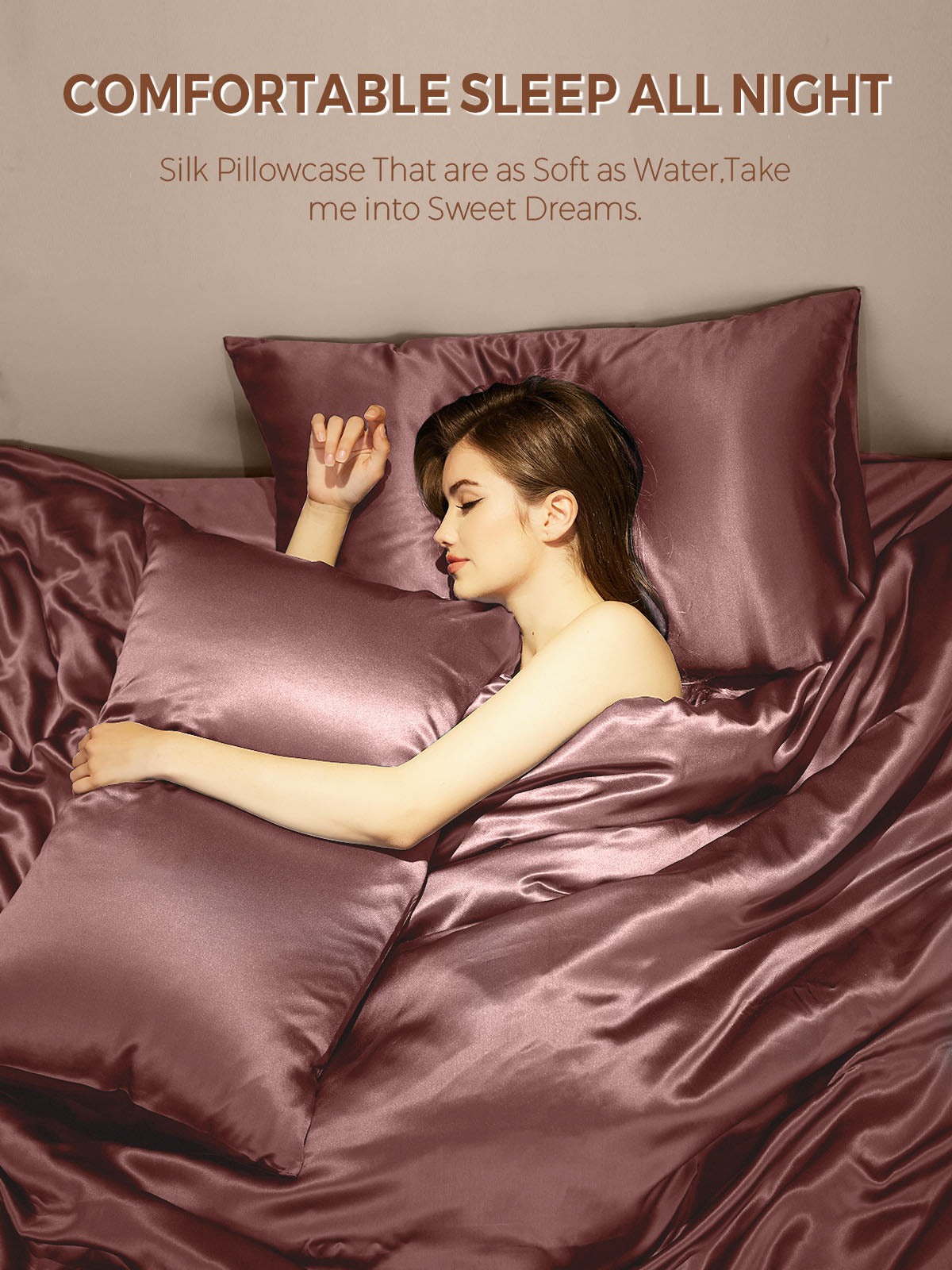 19Momme 100% Mulberry Silk Pillowcase - Envelope Closure