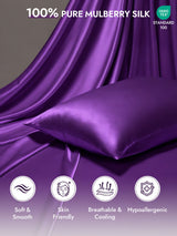 [Purple] SilkSilky Pillowcase 002