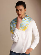 [Blue Banana] SilkSilky Scarf 004