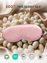 [Pink] SilkSilky  22Momme Eye Mask 002