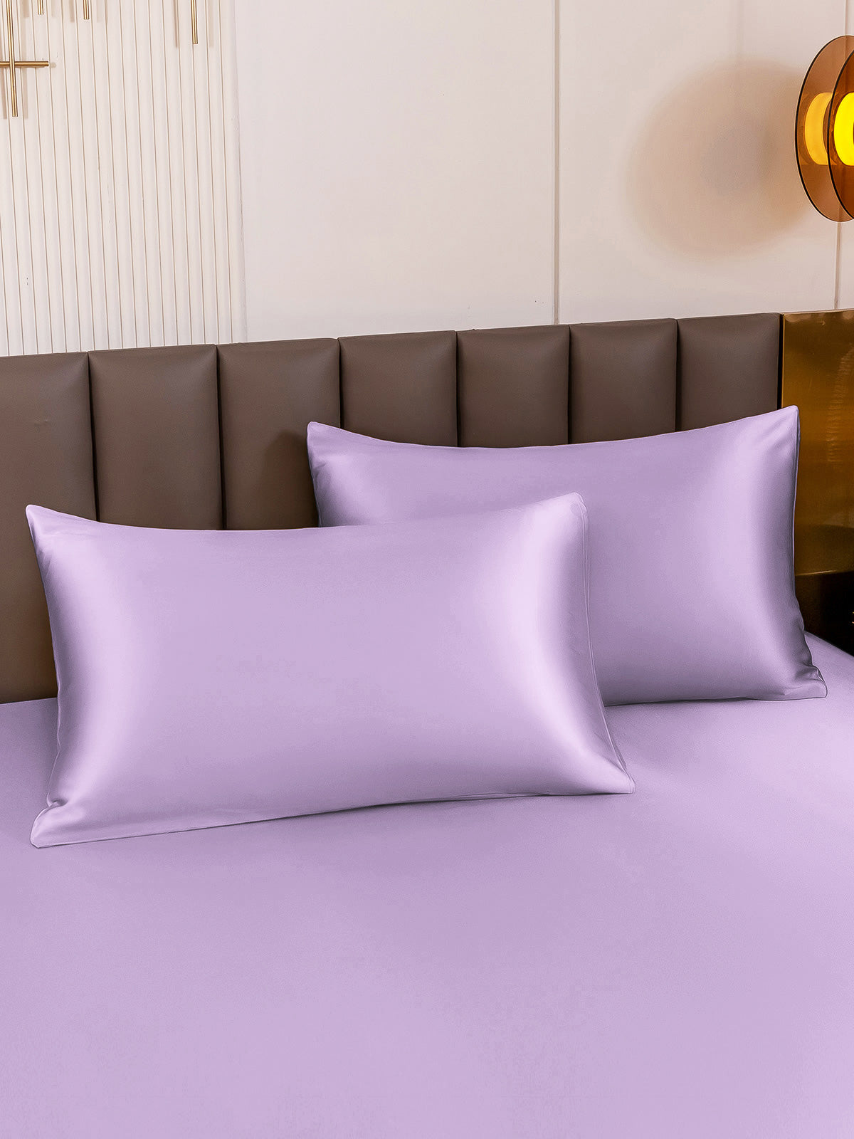 SilkSilky  19Momme Pure Silk Pillowcase Lavender 001