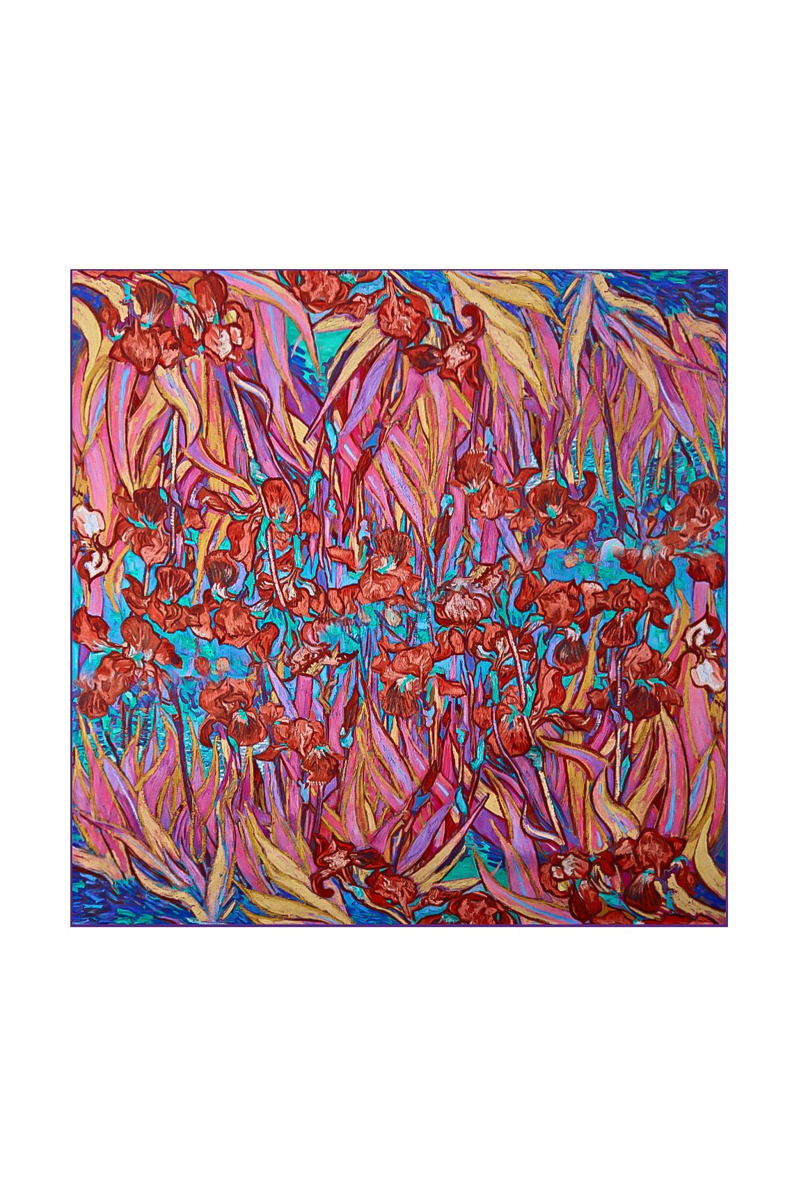 [Multi] SilkSilky Pure Silk Scarf 003