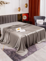 [Gray] SilkSilky  19Momme Sheet 001