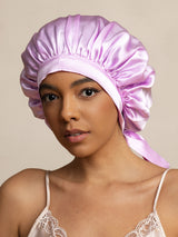 [Lavender] SilkSilky  Sleep Cap 003
