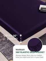 [Deep Purple] SilkSilky  25Momme Bedding Set 004