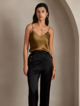 [Black] SilkSilky  Women's Pants 006