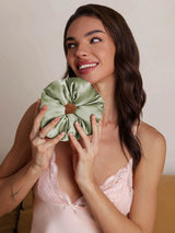 [Light Green] SilkSilky  Scrunchie 003