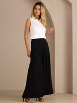 [Black] SilkSilky  Women's Pants 004