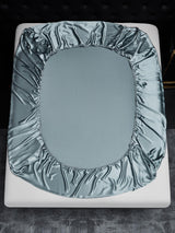 [Grayish Blue] SilkSilky  19Momme Sheet 003