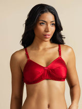 [Red] SilkSilky  Bra 003