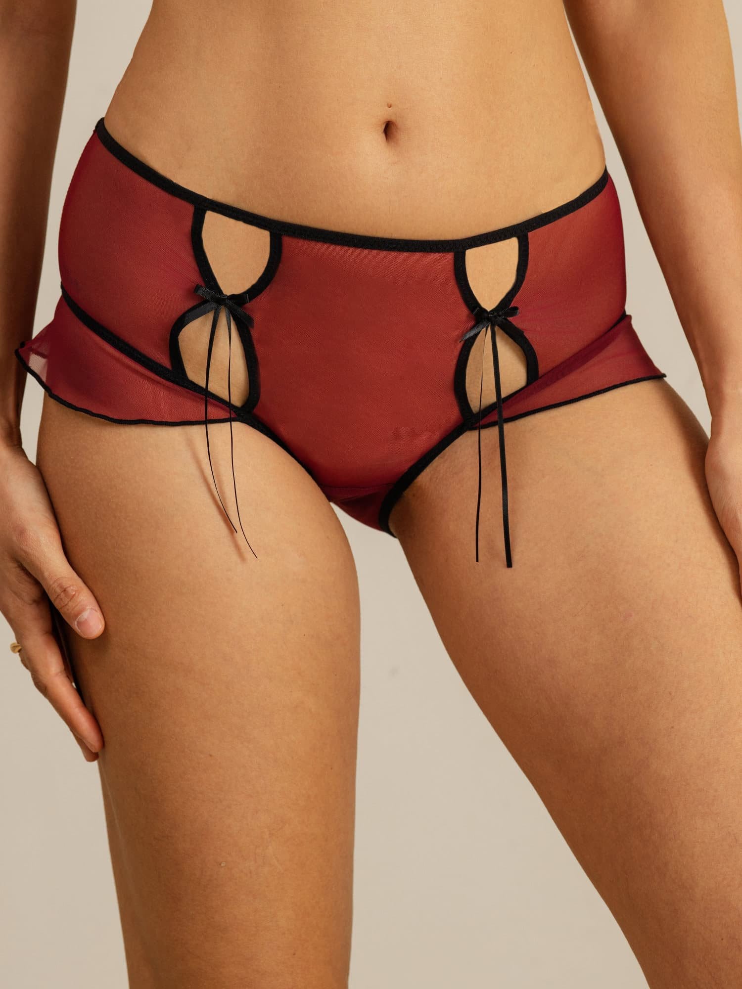 [Red] SilkSilky Panty 003