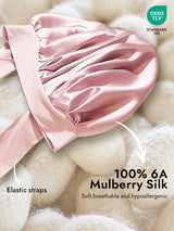[Light Pink] SilkSilky  Sleep Cap 002