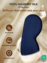 [Dark Blue] SilkSilky  Eye Mask 003