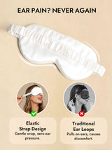 [White] SilkSilky  Eye Mask 006