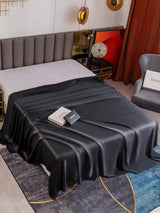 [Black] SilkSilky  19Momme Sheet 001