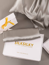 [Gray] SilkSilky  22Momme Pillowcase 004