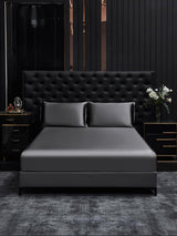 [Dark Gray] SilkSilky  19Momme Bedding Set 002