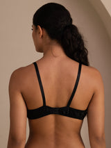 [Black] SilkSilky  Bra 002
