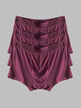 [Wine] SilkSilky  100% Silk Jersey Men's Underwear 006