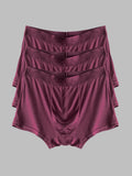 SilkSilky US Silk Knitted Mens Underwear Wine 006