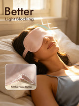 [Pink] SilkSilky  Pure Silk Eye Mask 004